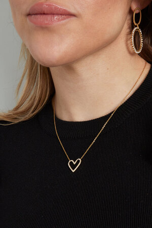 Glitter lover necklace - gold h5 Picture3